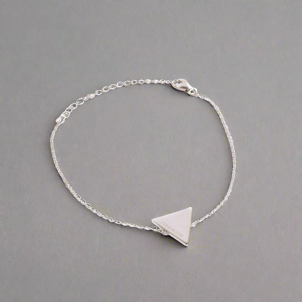 Have Strength Bracelet Silver (925 Sterling Silver) | Inspirational Jewellery