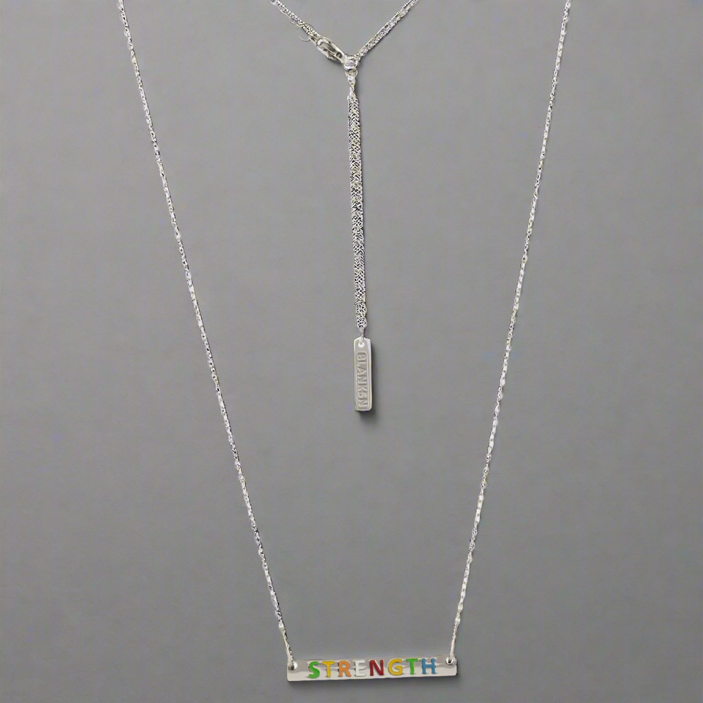 Strength Necklace Silver, [motivational and inspirational Jewellery], [beautiful Jewellery]