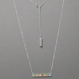 Strength Necklace Silver, [motivational and inspirational Jewellery], [beautiful Jewellery]