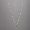 Healing Triangle Bobble Chain Necklace Silver, [motivational and inspirational Jewellery], [beautiful Jewellery]