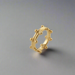 Unity Bobble Ring Gold, [motivational and inspirational Jewellery], [beautiful Jewellery]