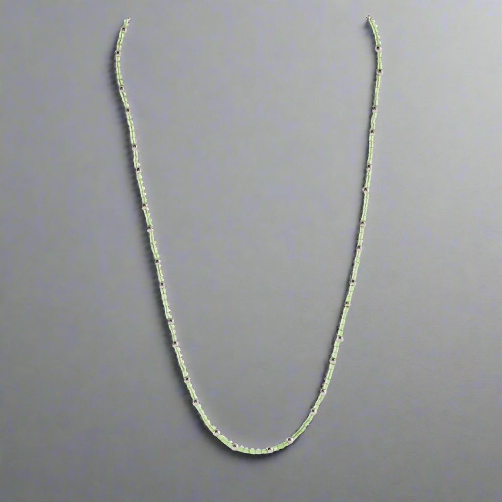 Healing Beads Green and Silver, [motivational and inspirational Jewellery], [beautiful Jewellery]