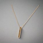 Empowered Woman Necklace Gold