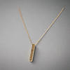 Empowered Woman Necklace Gold