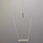 Girl Boss Necklace Silver, [motivational and inspirational Jewellery], [beautiful Jewellery]
