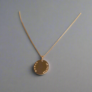 Woman In Power Necklace Gold | Inspirational Jewellery