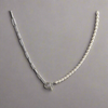 Pearl and Stainless Steel Necklace Silver, [motivational and inspirational Jewellery], [beautiful Jewellery]