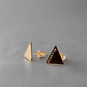 Female Energy Studs Gold | Inspirational Jewellery