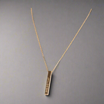 She Did That pendant Necklace Gold 