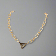 Woman on a Mission Chunky Chain Necklace Gold