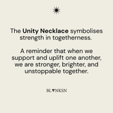 Unity Circle Snake Chain Necklace Gold (925 Sterling Silver) - Blanksn Jewellery-[motivational and inspirational Jewellery]- [beautiful Jewellery]