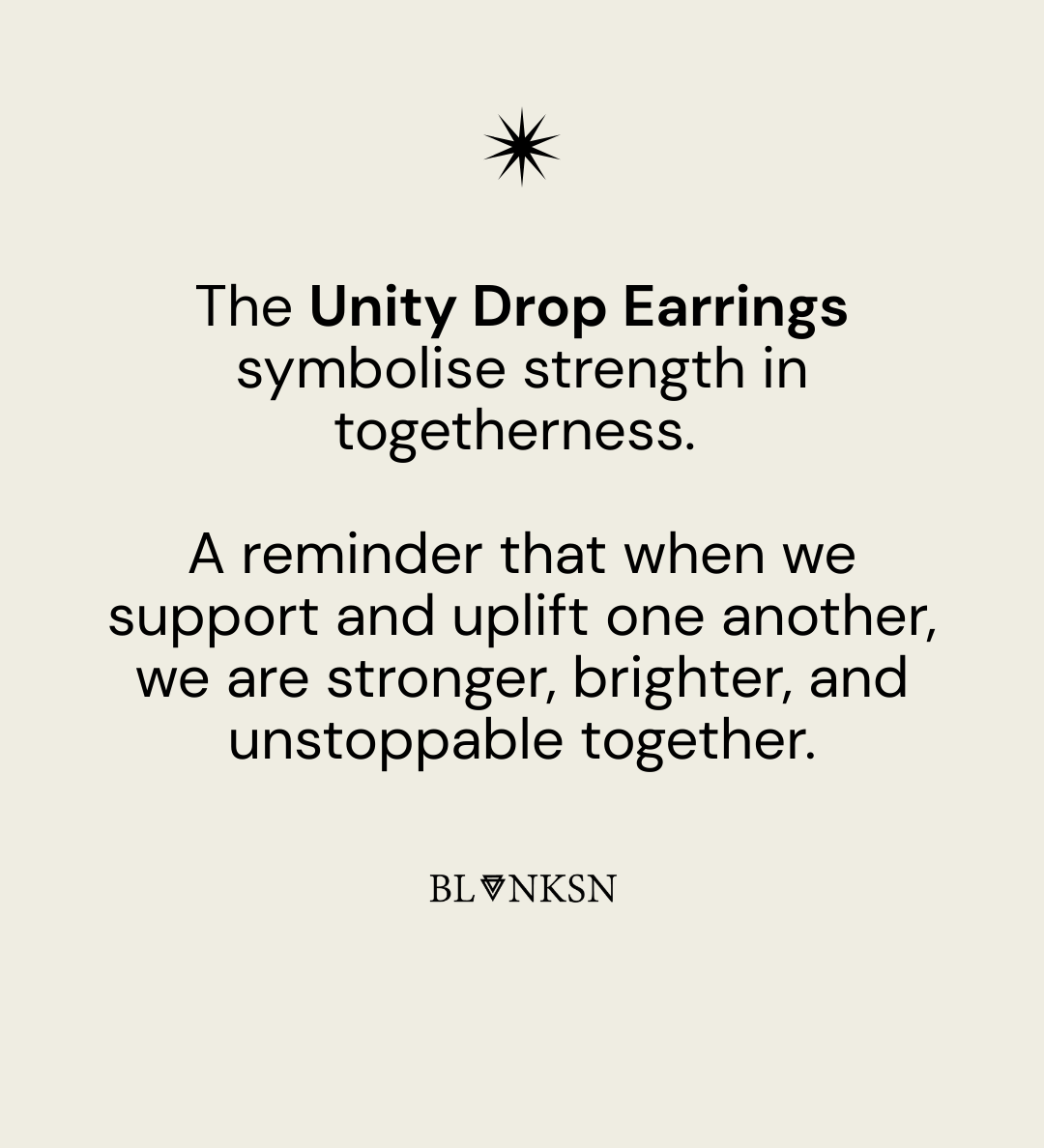 Unity Circle Drop Earrings Silver - Blanksn Jewellery-[motivational and inspirational Jewellery]- [beautiful Jewellery]