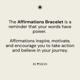 Affirmations Padlock Chunky Bracelet Gold - Blanksn Jewellery-[motivational and inspirational Jewellery]- [beautiful Jewellery]
