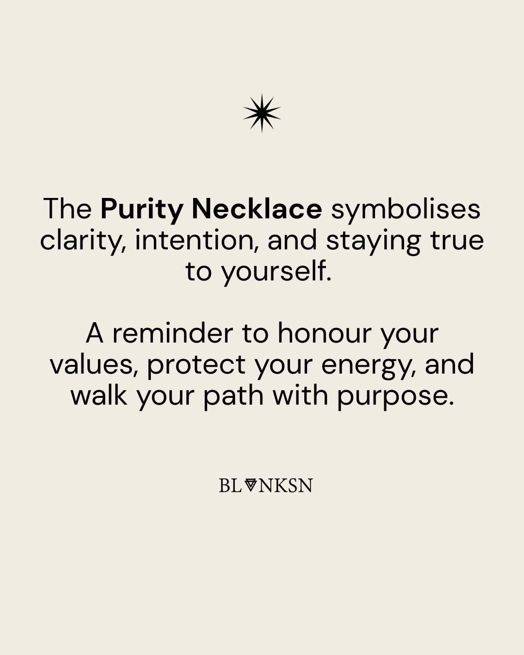 Purity Triangle Bobble Chain Necklace Gold - Blanksn Jewellery-[motivational and inspirational Jewellery]- [beautiful Jewellery]