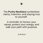 Purity Triangle Bobble Chain Necklace Gold - Blanksn Jewellery-[motivational and inspirational Jewellery]- [beautiful Jewellery]