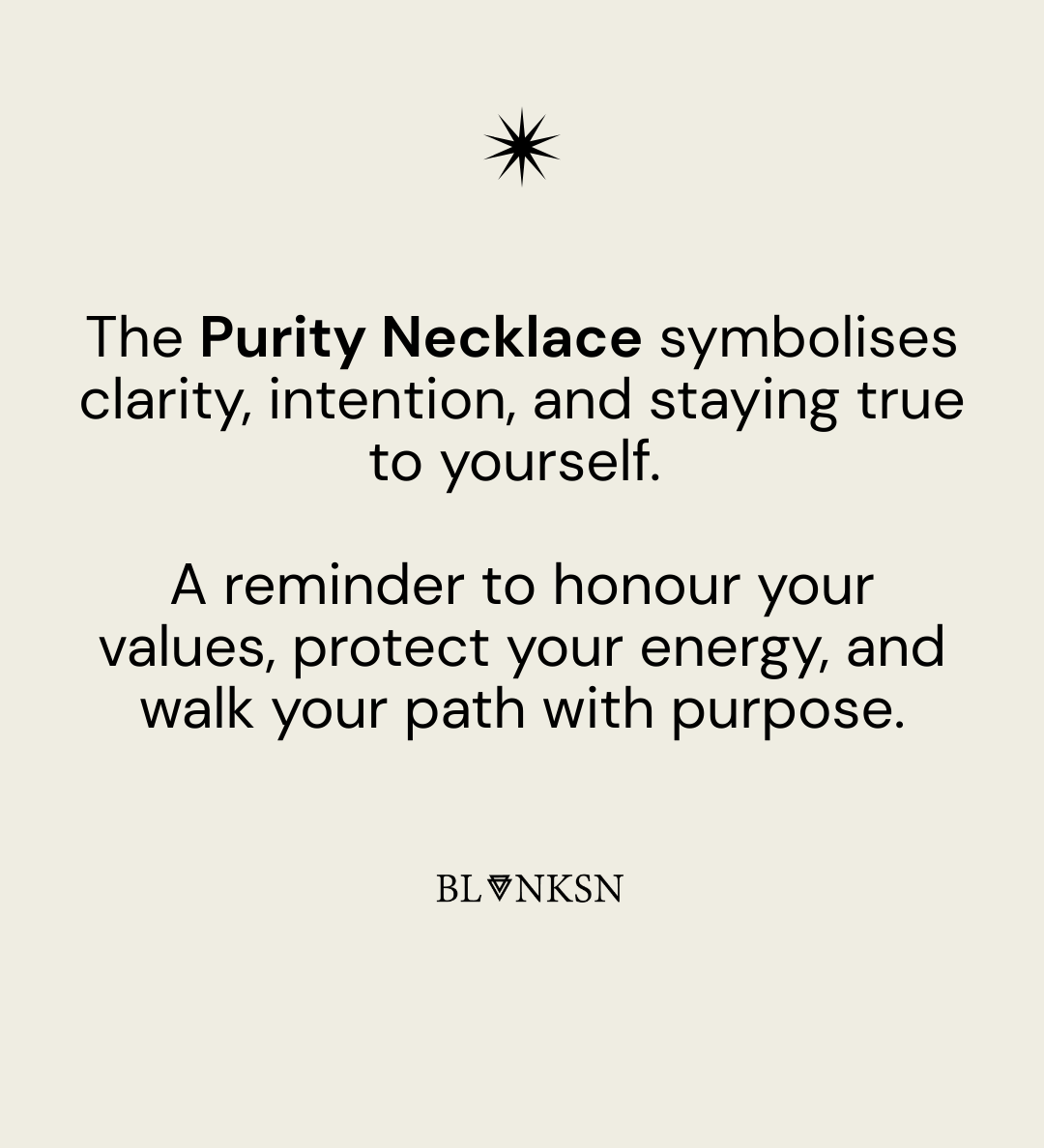 Purity Triangle Bobble Chain Necklace Silver - Blanksn Jewellery-[motivational and inspirational Jewellery]- [beautiful Jewellery]