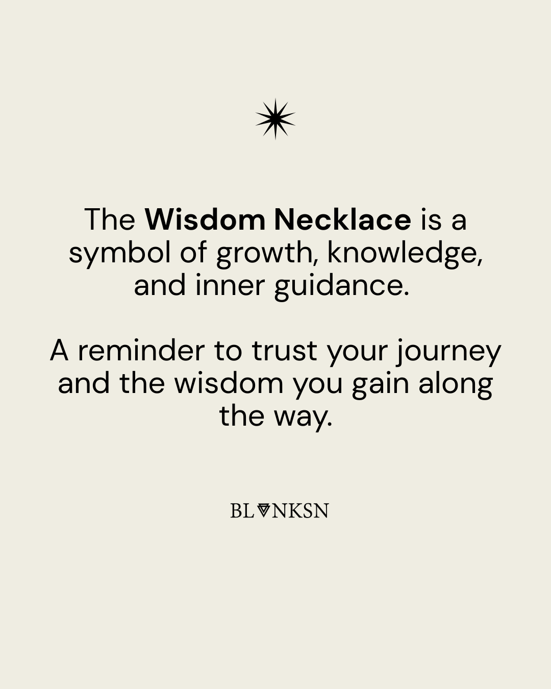 Wisdom Triangle Bobble Chain Necklace Gold - Blanksn Jewellery-[motivational and inspirational Jewellery]- [beautiful Jewellery]