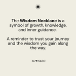 Wisdom Triangle Bobble Chain Necklace Gold - Blanksn Jewellery-[motivational and inspirational Jewellery]- [beautiful Jewellery]