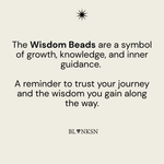 Wisdom Beads Turquoise and Silver - Blanksn Jewellery-[motivational and inspirational Jewellery]- [beautiful Jewellery]