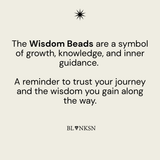 Wisdom Beads Turquoise and Silver - Blanksn Jewellery-[motivational and inspirational Jewellery]- [beautiful Jewellery]
