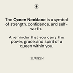 Queen Necklace Silver - Blanksn Jewellery-[motivational and inspirational Jewellery]- [beautiful Jewellery]
