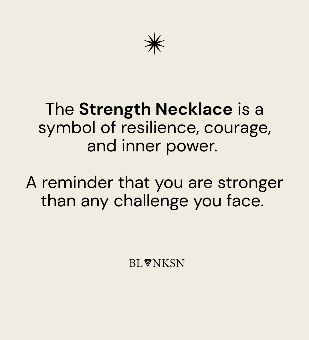 Strength Triangle Double Chain Necklace Gold