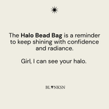 'HALO' Handcrafted Beaded Bag - Blanksn Jewellery-[motivational and inspirational Jewellery]- [beautiful Jewellery]