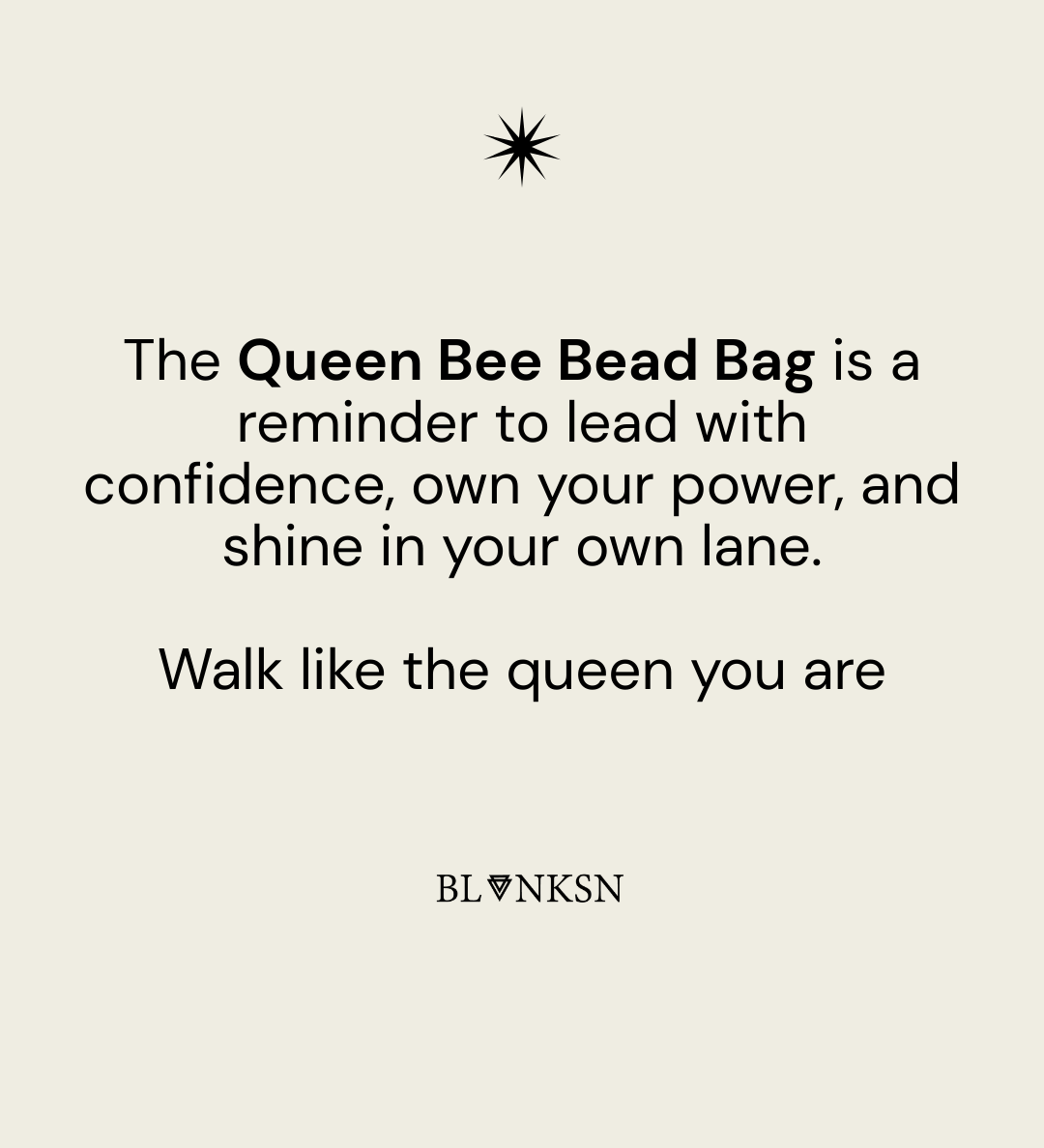 'QUEEN BEE' Handcrafted Beaded Bag - Blanksn Jewellery-[motivational and inspirational Jewellery]- [beautiful Jewellery]