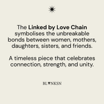 Linked by Love Chain Gold - Blanksn Jewellery-[motivational and inspirational Jewellery]- [beautiful Jewellery]
