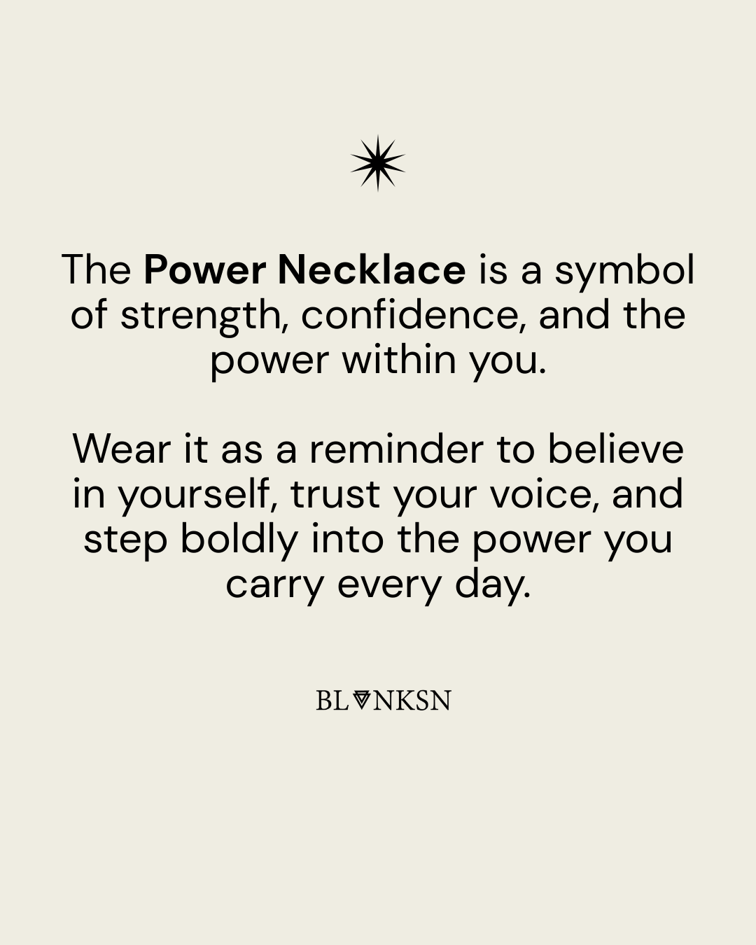 Power Triangle Bobble Chain Necklace Gold - Blanksn Jewellery-[motivational and inspirational Jewellery]- [beautiful Jewellery]