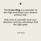 Arrow Direction Ring Gold