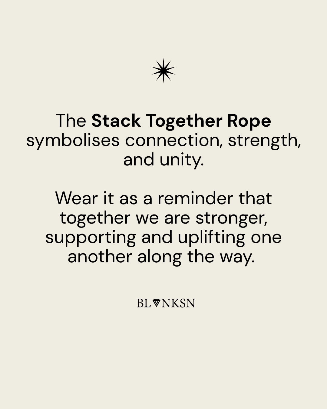 Stack Together Rope Chain Necklace Silver - Blanksn Jewellery-[motivational and inspirational Jewellery]- [beautiful Jewellery]