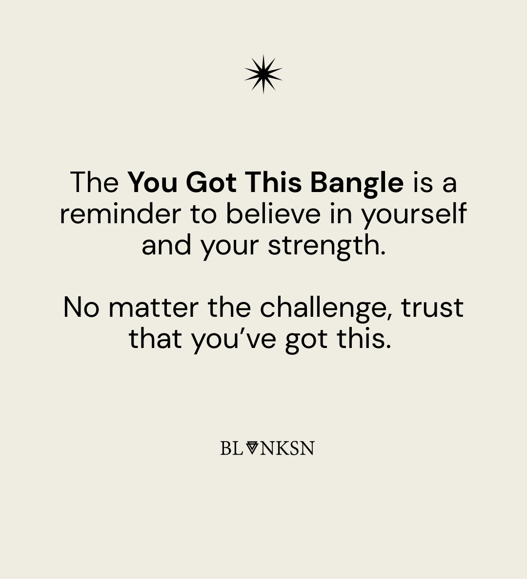 You Got This Triangle Bangle Gold