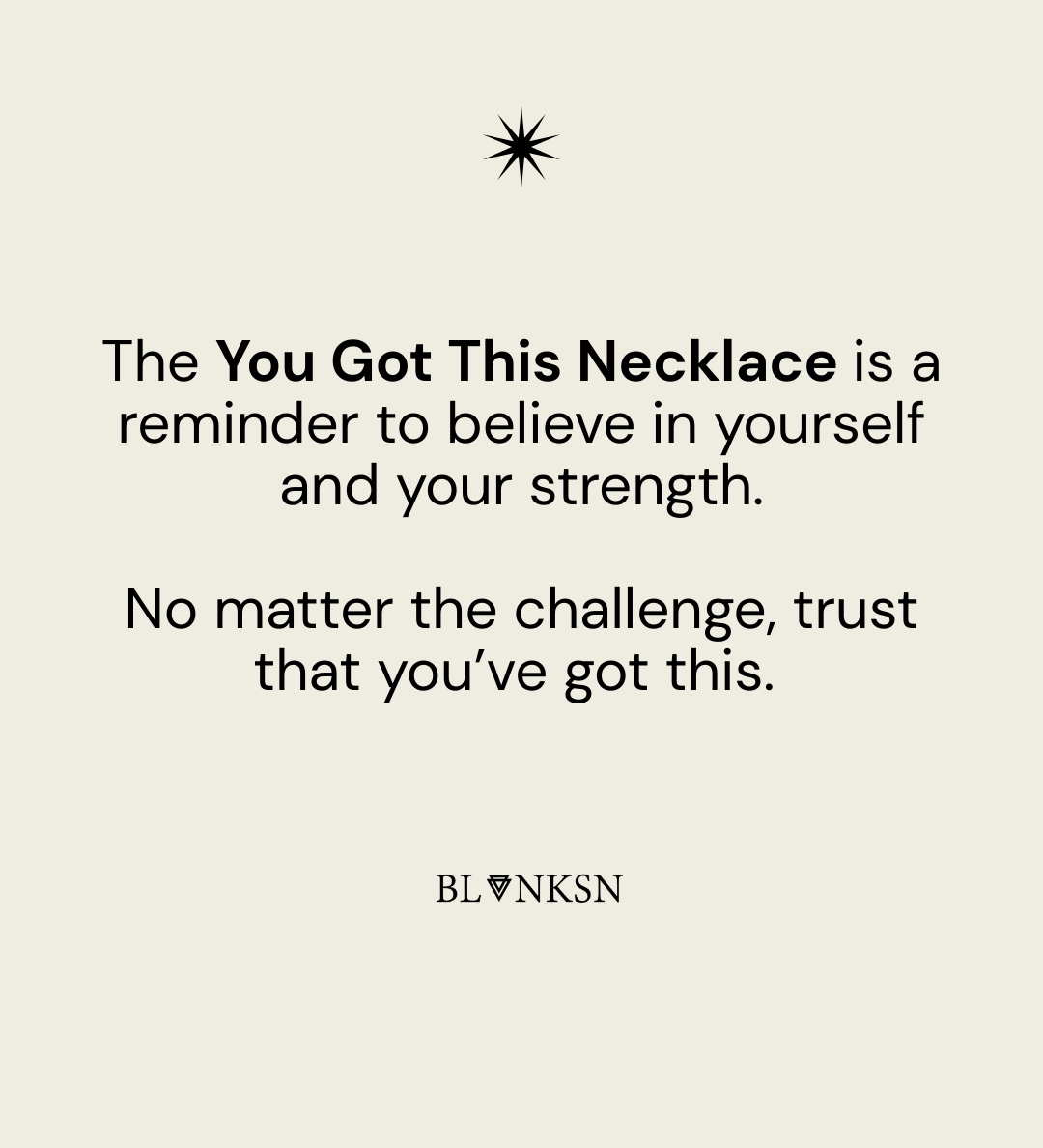 You Got This Necklace Gold