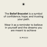 Have Belief Bracelet Silver (925 Sterling Silver) - Blanksn Jewellery-[motivational and inspirational Jewellery]- [beautiful Jewellery]