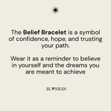 Have Belief Bracelet Silver (925 Sterling Silver) - Blanksn Jewellery-[motivational and inspirational Jewellery]- [beautiful Jewellery]