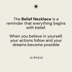 Belief Triangle Double Chain Necklace Gold - Blanksn Jewellery-[motivational and inspirational Jewellery]- [beautiful Jewellery]