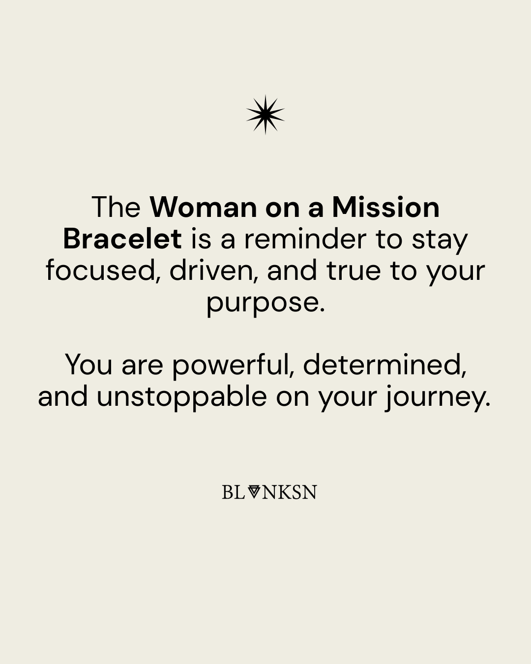 Woman on a Mission Chunky Chain Bracelet Gold - Blanksn Jewellery-[motivational and inspirational Jewellery]- [beautiful Jewellery]