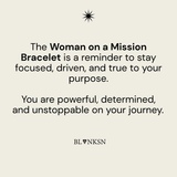 Woman on a Mission Chunky Chain Bracelet Silver