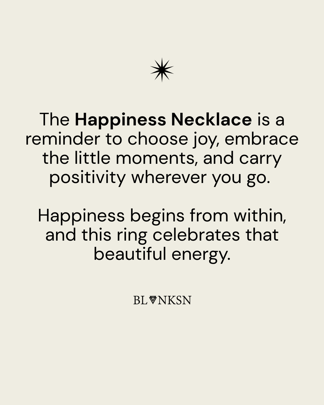 Happiness Triangle Bobble Chain Necklace Silver - Blanksn Jewellery-[motivational and inspirational Jewellery]- [beautiful Jewellery]