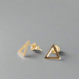 Rising Force Studs Gold (925 Sterling Silver) | Inspirational Jewellery