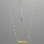 Strength Necklace Gold, [motivational and inspirational Jewellery], [beautiful Jewellery]