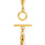 Linked Chain Stainless Steel Necklace in Gold – Symbolising strength, connection, and empowerment. [Motivational and inspirational jewellery], [beautiful jewellery].