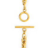 Linked Chain Stainless Steel Necklace in Gold – Symbolising strength, connection, and empowerment. [Motivational and inspirational jewellery], [beautiful jewellery].