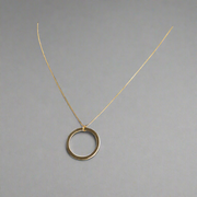 Unity Circle Snake Chain Necklace Gold (925 Sterling Silver) | Inspirational Jewellery