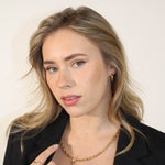 Linked Chain Stainless Steel Necklace in Gold – Symbolising strength, connection, and empowerment. [Motivational and inspirational jewellery], [beautiful jewellery].