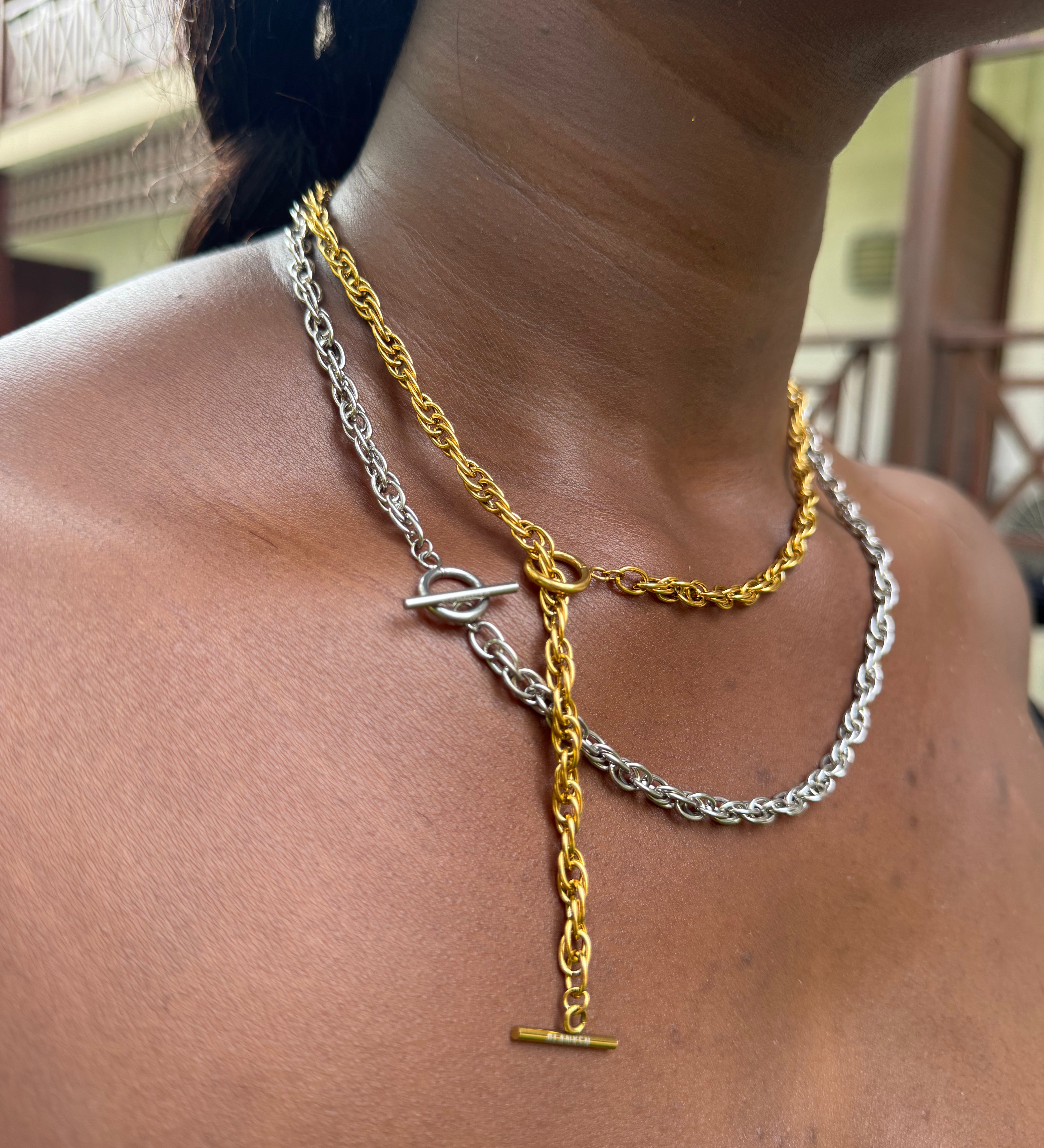 Linked by Love Chain Gold - Blanksn Jewellery-[motivational and inspirational Jewellery]- [beautiful Jewellery]