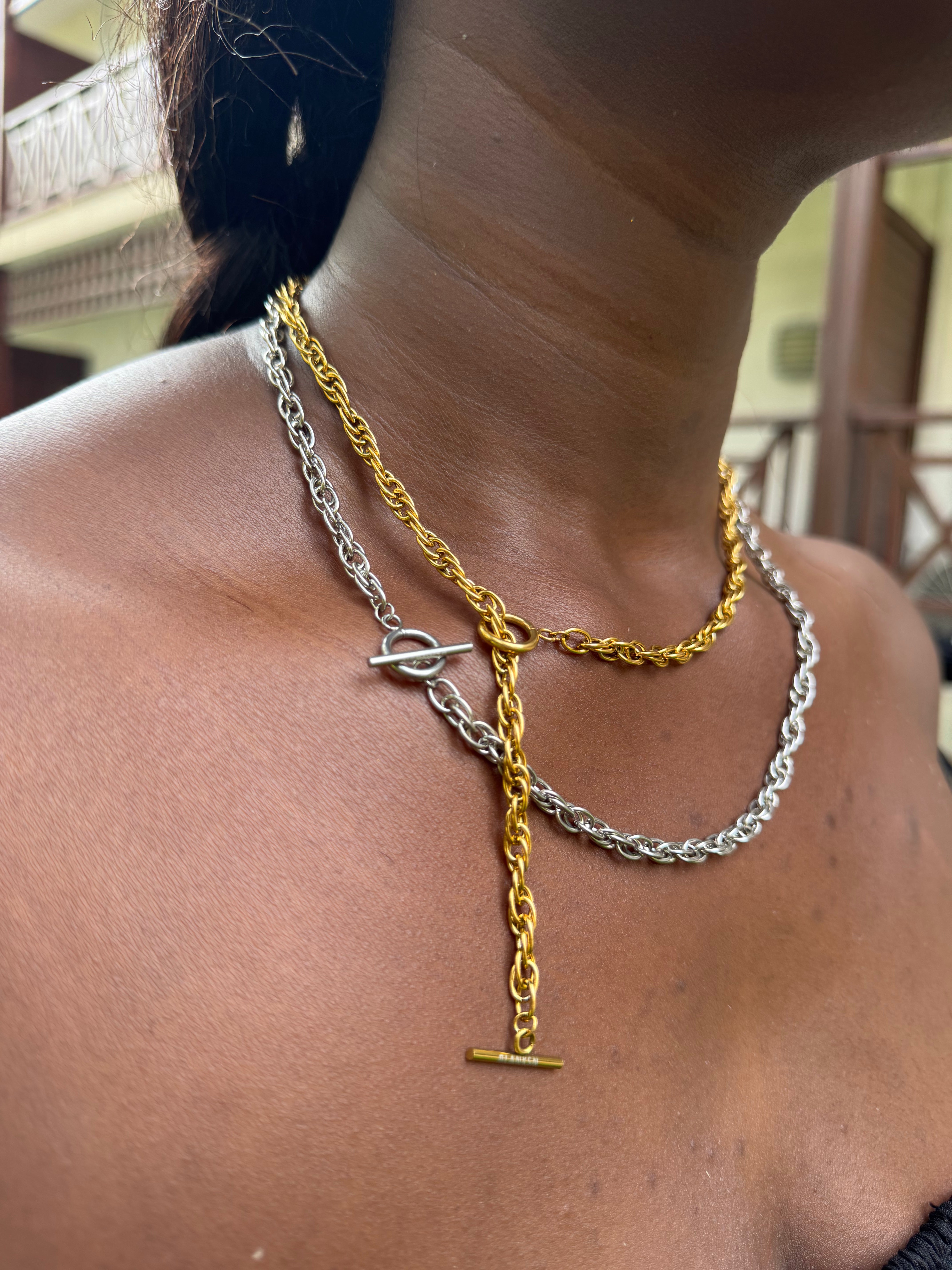 Linked by Love Chain Gold - Blanksn Jewellery-[motivational and inspirational Jewellery]- [beautiful Jewellery]