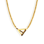 Born a Queen Stainless Steel Beaded Necklace in Gold– A symbol of strength and empowerment. [Motivational and inspirational jewellery], [beautiful jewellery].