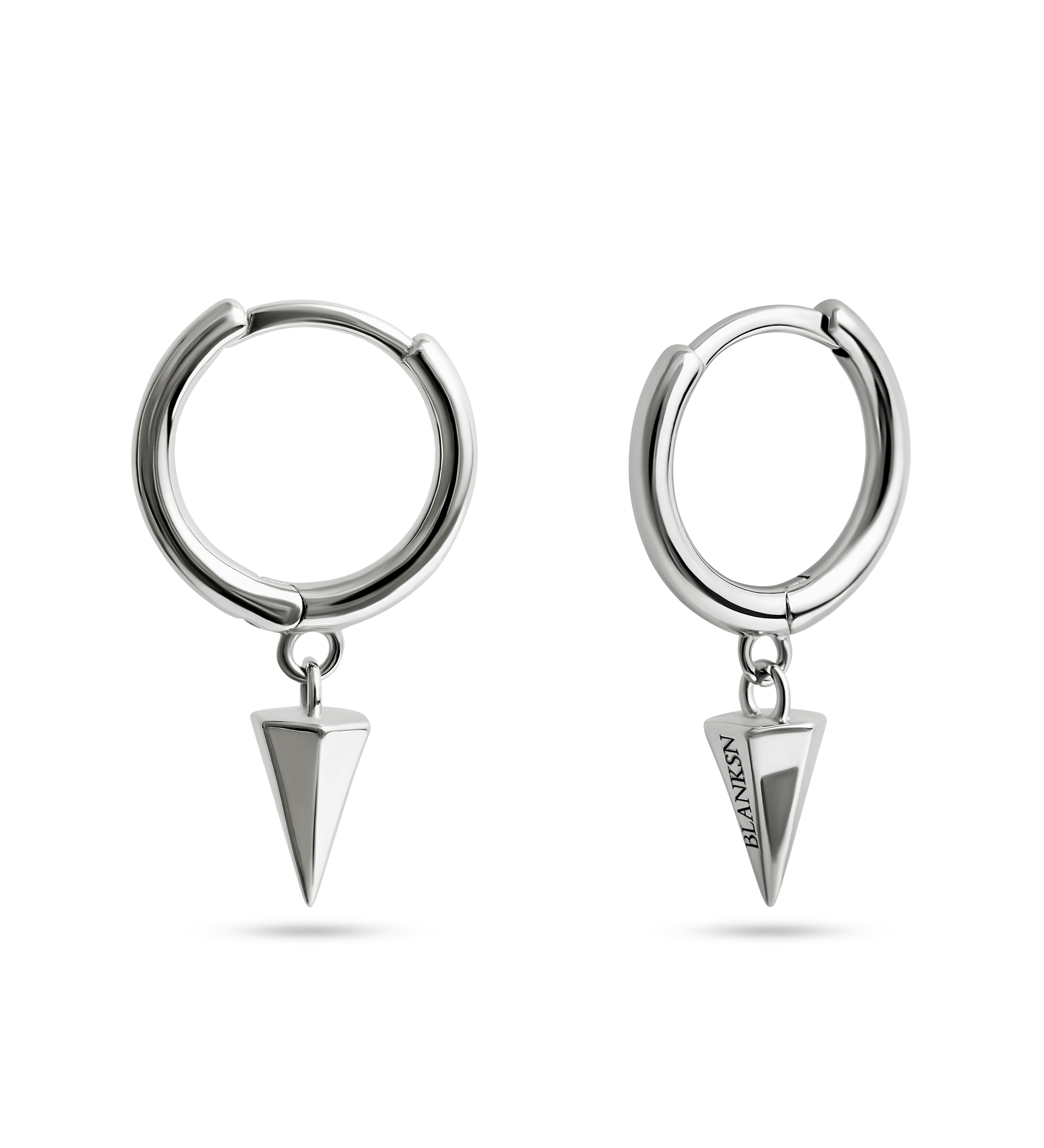 Warrior Queen Huggie Hoops Silver (925 Sterling Silver) | Inspirational Jewellery